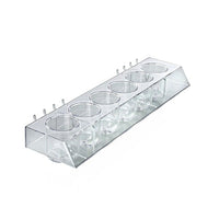 Azar Displays 6-Cup Display Molded Tray, 2 Pack (225577)-Made from molded
