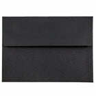 JAM Paper A6 Invitation Envelopes, 4.75 x 6.5, Black Linen Recycled, 1000 Pack (68999B)-Black