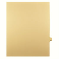 Mark Maker Legal Tabs - Letter Size - Buff - 1/25th cut - 25 tabs per package - 5 packages Pack - Number 118-Buff Single Tabs