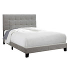 Monarch Specialties 5920F Full Size Bed - Grey Linen-BED