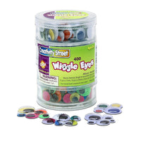 Chenille Craft Stacking Storage Wiggle Eyes Containers, 400 Eyes, 800 Pack (CK-3409)-Age group and grade: Ages 3 - 18 and grades pre-school - 12th