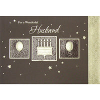 Rosedale Greeting Card, Birthday Husband, Cake-Printed on premium coated card stock