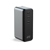 Satechi 108W USB-C 3-Port GaN Wall Charger - Space Grey-Charges up to three USB-C PD devices at once - up to 108W total