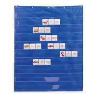 Learning Resources Standard Pocket Chart, 33.5" x 42", Blue-Theme/design: Standard