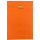 JAM Paper 6" x 9" Open End Catalog Coloured Envelopes with Clasp Closure - Orange Recycled - 50 Pack-Size: 6 x 9 inches