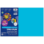 Pacon Corporation Tru-Ray Fade-Resistant Construction Paper - 12" x 18" - Atomic Blue - 150 Sheets (PAC103401)-Atomic Blue Construction Paper