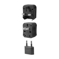 LOGiiX LGX-12019 Jet Setter Adapter Kit, World Traveler, Black-This tiny three-in-one unit provides plug adapter use in more than 180 countries and is compactly stored in the included travel case.