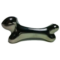 Elegance Nickel Plated Bone Shaped Card Holder-Material: Metal