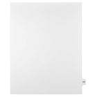 Mark Maker Legal Exhibit Index Tab White Single Tabs, 1/15th Cut, Letter Size, No Holes, Number 104, 25 Pack-White Single Tabs, 1/15th Cut