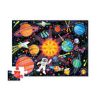 Crocodile Creek Space Explorer Puzzle - 36 Pieces-Puzzle pieces are made of strong, high-quality board that will not tear or break. Printed with soy-based inks.