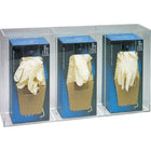 Deluxe Triple Gloves Dispenser, SAO743, Acrylic-Clear