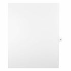 Mark Maker Legal Exhibit Index Tab White Single Tabs, 1/15th Cut, Letter Size, No Holes, Number 54, 25 Pack-White Single Tabs, 1/15th Cut