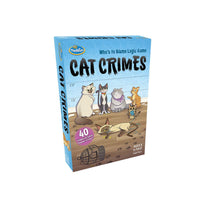 ThinkFun Cat Crimes - English-Cat Crimes is a fun logic game and brainteaser challenge where you have to solve the puzzle in order to find the criminal cat!