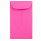 JAM Paper #3 Coin Business Coloured Envelopes - 2.5" x 4.25" - Ultra Fuchsia Pink - 50 Pack-Colour: Fuchsia Colour: Pink Coin Envelope
