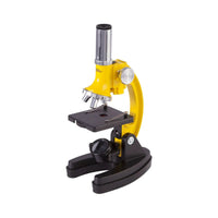 National Geographic 300x-1200x Microscope with Hard Case-Study specimens in stages using three magnification powers ranging from 300x to 1200x.