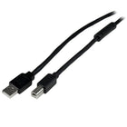 StarTech Active USB 2.0 A to B Cable, M/M, 20m/65 Ft.-Eliminate connection distance limitations, with no loss of signal quality