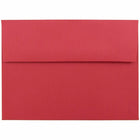 JAM Paper A7 Invitation Envelopes, 5.25 x 7.25, Brite Hue Red Recycled, 250 Pack (15945H)-Red recycled envelope