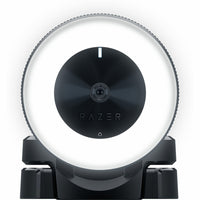 Razer Kiyo Webcam-Desktop streaming camera with multi-step ring light