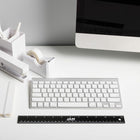 JAM Paper Stainless Steel Ruler with Non-Skid Backing - 12" - Black - 12 Pack-Size: 12 Inches long / 1 Foot ruler