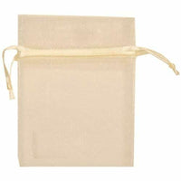 JAM Paper Sheer Bags - X-Small - 3" x 4" - Ivory - 96 Pack-Color: Ivory x-small sheer bag