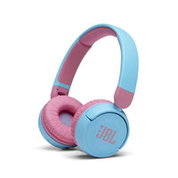 JBL JR310BT Kids Wireless On-Ear Headphones - Blue-JBL legendary sound designed to never exceed 85dB making them safe for even the youngest music fans