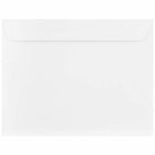 JAM Paper 10" x 13" Booklet Strathmore Envelopes - Bright White Wove - 100 Pack-Bright White Wove Envelope