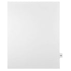 Mark Maker Legal Exhibit Index Tab White Single Tabs, 1/15th Cut, Letter Size, No Holes, Number 133, 25 Pack-White Single Tabs, 1/15th Cut