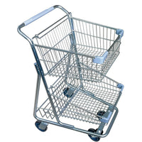 Eddie’s Hang-Up Display Ltd. 2-Tier Shopping Cart, 2 Pack (199432)-2-tier shopping cart