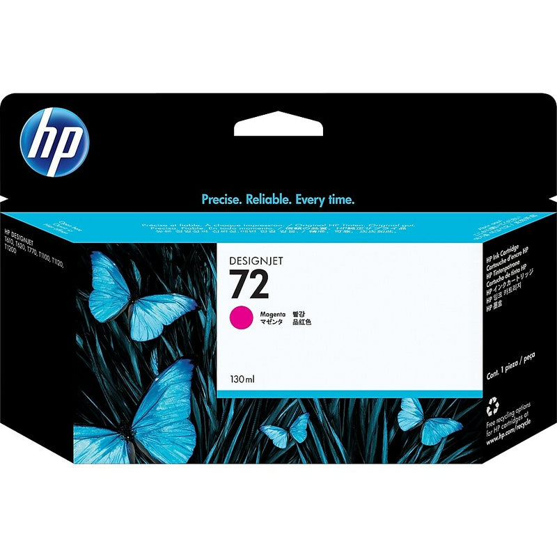 HP C9372A 72 Ink Cartridge, Magenta, 130mL | staples.ca