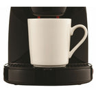Brentwood 1-Cup Coffee Maker with Mug - White-Compatible Mug Size 3.5 (H) x 3 (L/W) inches