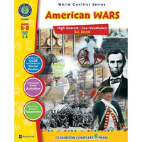 eBook: American Wars Big Book - (PDF version - 1-User Download) - ISBN 978-1-55319-554-2 - Grade 5 - 8-You will receive two emails: one confirming your entire order, and one with a "Download Software" buttonYou can download immediately or return to your email to download later