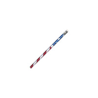 Moon Products Stars and Stripes Glitz Motivational Pencil - 144 Pack-Hardness: Number 2 - soft