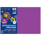 Pacon Tru-Ray Construction Paper  - 12" x 18" - Magenta - 250 Sheets (PAC103032)-Heavy 76 lb. 100% vat-dyed sulphite with longer, stronger fibers.