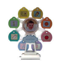 Elegance Wish Upon A Star Musical Ferris Wheel Photo Frame-Designed for desktop and baby room