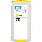 HP 70 Yellow Ink Cartridge (C9454A)-Yellow