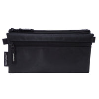 Tech Gear Triple Pencil Case - Black-Three convenient zippered pockets