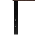 Flash Furniture Bedford Tufted Upholstered Queen Size Headboard - Dark Brown Fabric-Box Stitch Design