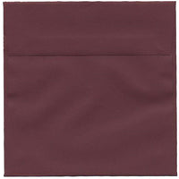 JAM Paper 6 x 6 Square Envelopes, Burgundy, 50 Pack (36395838I)-Burgundy dark base square envelope