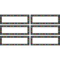 Teacher Created Resources Chalkboard Brights Labels Magnetic Accents - 3 Pack of 20-Magnetic Accents for Classroom Decorations