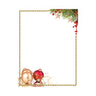 Geographics Ornaments Letterhead - Gold Foil - 8.5" x 11" - 40 Pack-8.5" x 11"