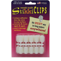 StikkiWorks Stikki Clip, 80 Pack (STK01320)-Color: White