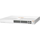 HP JL682A#AC3 Aruba Instant On 1930 24G 4SFP/SFP+ Switch NO LOCL-(24) RJ-45 autosensing 10/100/1000 ports; (4) SFP/SFP+ 1000/10000 Mbps ports (min=0  max=4 SFP/SFP+ Transceivers)