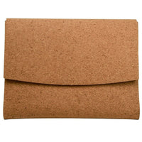 JAM Paper Italian Leather Portfolio With Snap Closure, 10.5 x 13 x 0.75, Cork, Sold Individually (233327625)-Brown