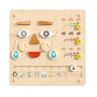 Flash Furniture Bright Beginnings Commercial Grade STEAM Wall Activity Board - Natural Finish and Multicolor Accents (MKME15273)-Contemporary Commercial Grade Feelings and Moods STEAM Wall System Accessory Board