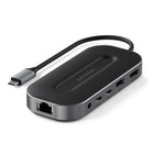 Satechi USB-4 Multiport Adapter with 2.5G Ethernet - Space Grey-Next-generation USB-4 technology provides a total bandwidth distribution of 40Gbps for upgraded video quality