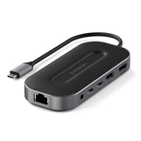 Satechi USB-4 Multiport Adapter with 2.5G Ethernet - Space Grey-Next-generation USB-4 technology provides a total bandwidth distribution of 40Gbps for upgraded video quality