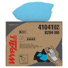 WypAll Power Clean X80 Heavy Duty Cloths (41041) - Brag Box - Blue - 160 Sheets-Proprietary HydroKnit technology is fast absorbing to wick away moisture