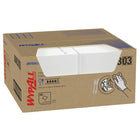 WypAll CriticalClean Foodservice Cloths - Quarterfold - White-Each foodservice towel measures 12.5" x 23.5" (unfolded)