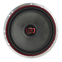 DS18 EXL Series 6.5" 3-Ohm 2-Way Coaxial Auto Speaker Pair with Fiber Glass Cone, 400 Watts-Black Fiber Glass Cone with Rubber Edge for superior sound and durability