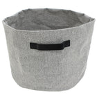 Cathay Importers Polyester Round Storage Basket, 15"Dia x 11"H, Grey, 2/Pack-Grey Colour; Polyester material